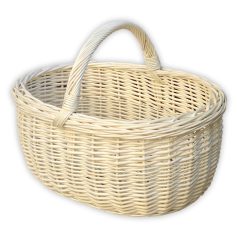 Shopping basket in several colours 44x34x24(37)cm