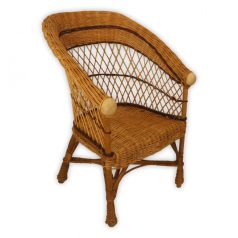 Fonott rattan fotel