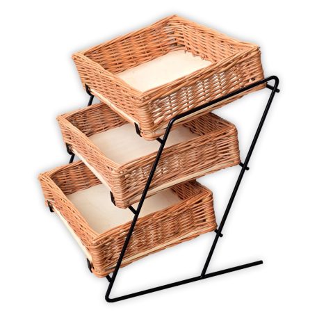 Buffet product offering basket, 3 baskets